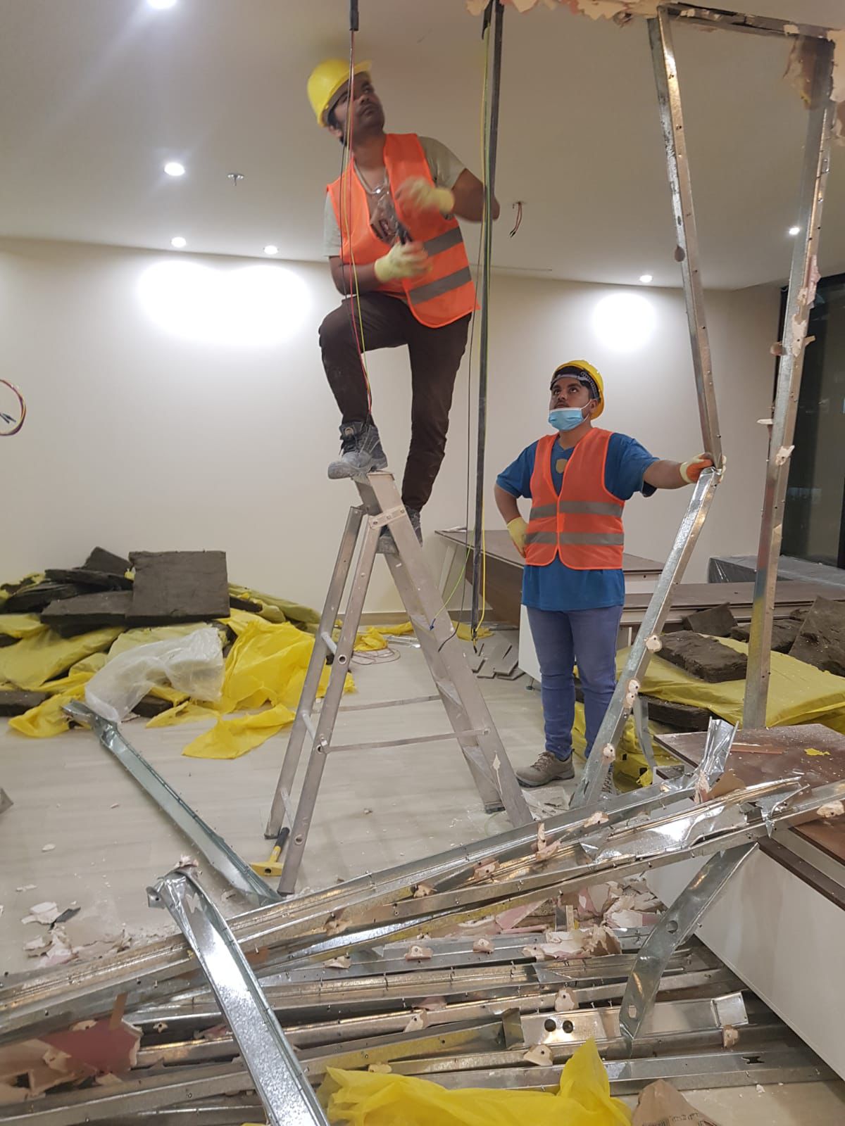 Office fit-out Jeddah - work in progress 1